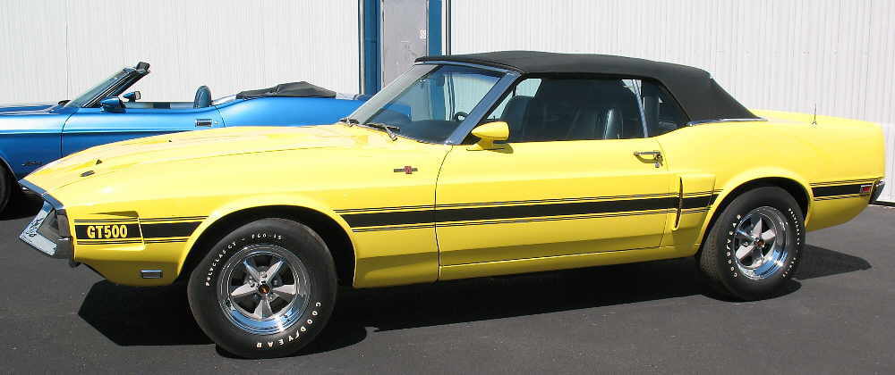1969 Grabber Yellow Shelby GT500 Convertible