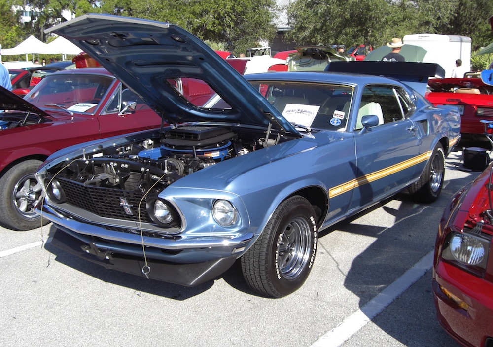 Winter Blue 1969 Ford Mustang