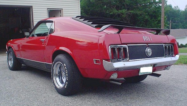 Red 1970 Mach I