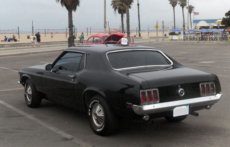 Raven Black 1970 Mustang Hardtop