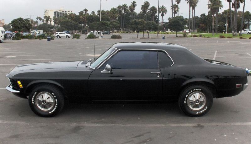 Raven Black 1970 Mustang Hardtop