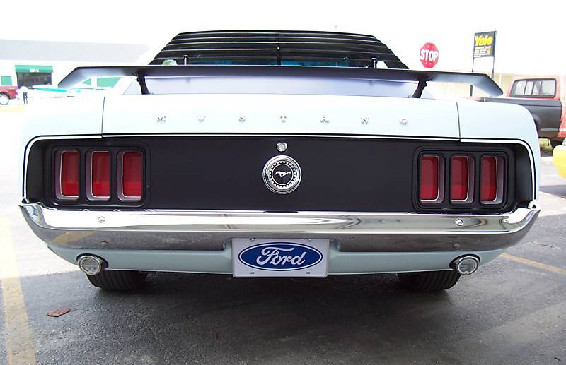 Pastel Blue 1970 Mustang Boss 302 Fastback