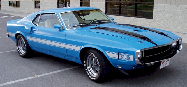 Grabber Blue 1970 Shelby GT-350