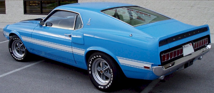 Grabber Blue 1970 Shelby GT350