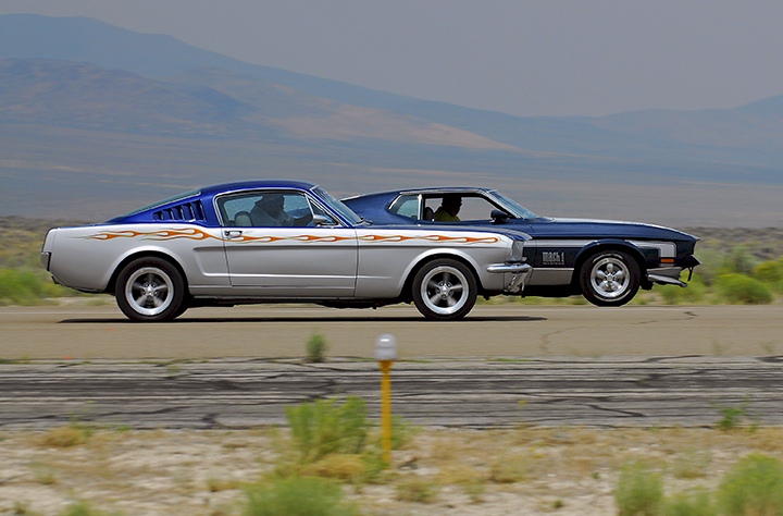 Blue 71 Mustang