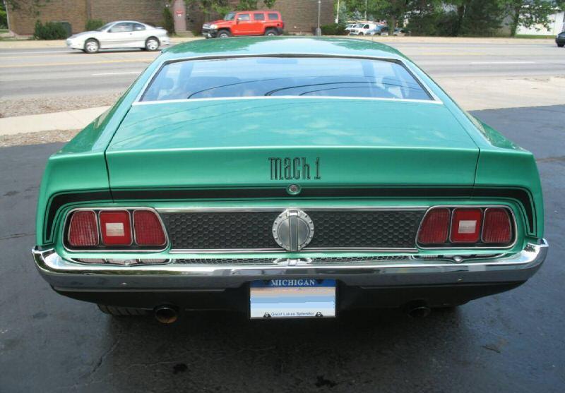 Grabber Green 1971 Mustang Mach 1 Fastback