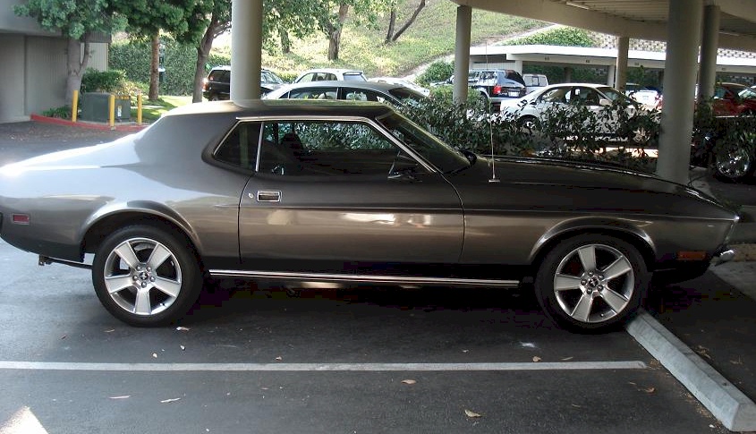 Gray 1972 Mustang