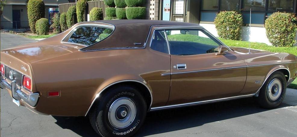 Medium Brown 1972 Mustang Grande Hardtop