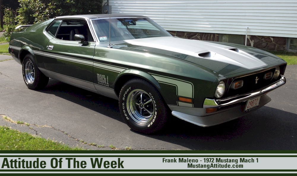 Dark Green 1972 Mustang Mach 1