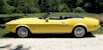 Yellow 1973 Mustang Convertible