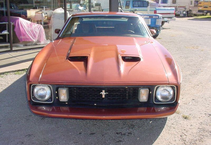 Medium Copper 1973 Mustang Mach 1