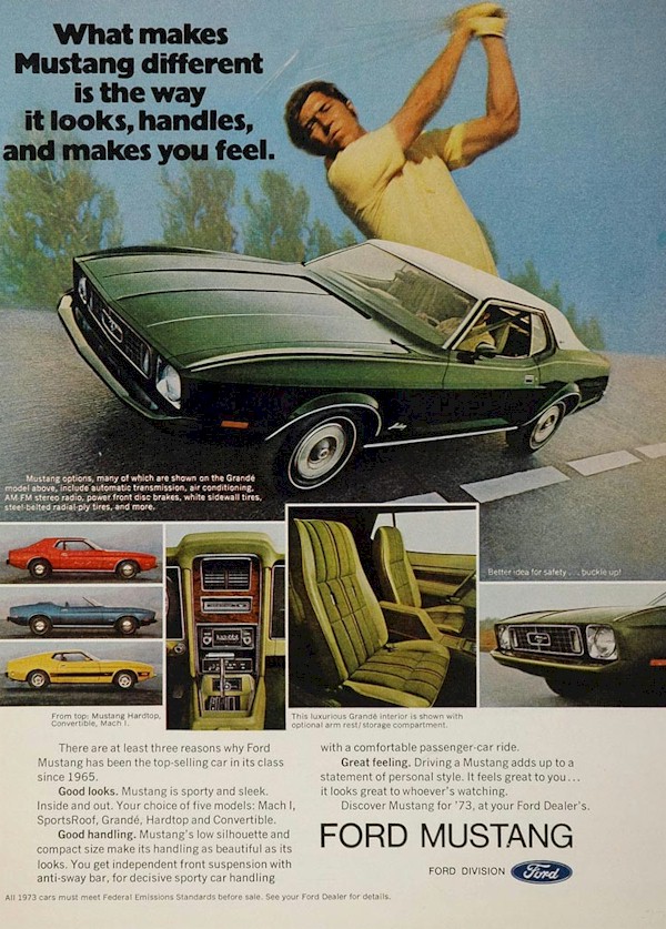 1973 Mustang Ad