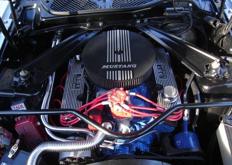 Modified 1973 Mustang H-code V8 Engine