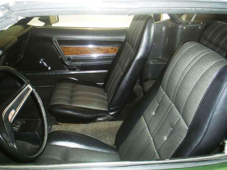 Black Interior 73 Mustang Convertible