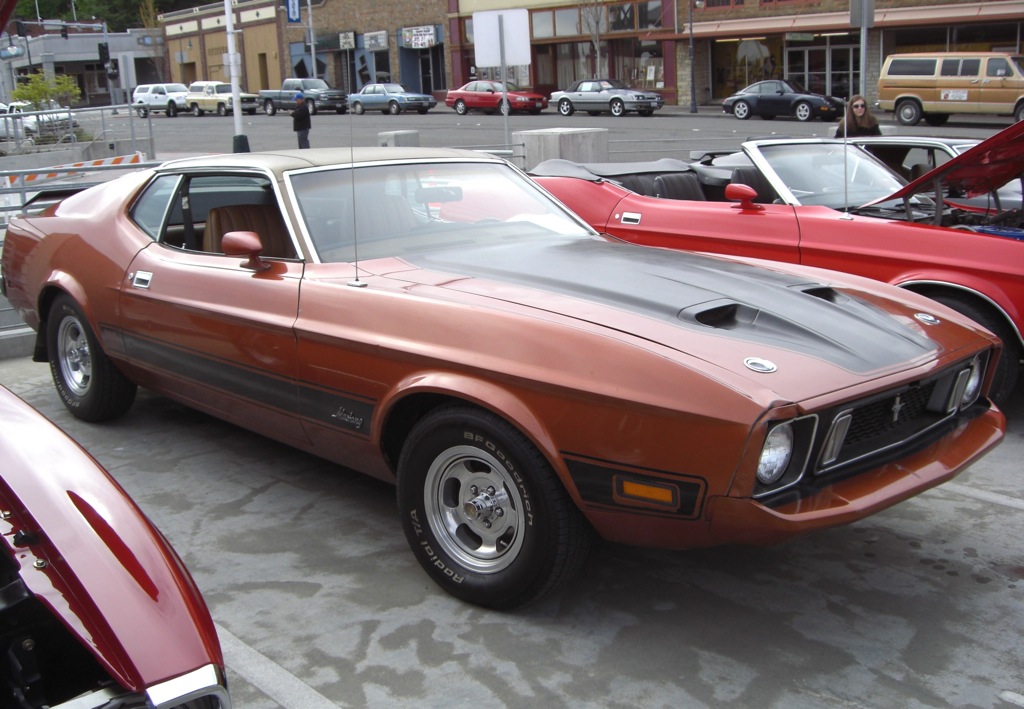 Medium Copper 1973 Mustang Fastback