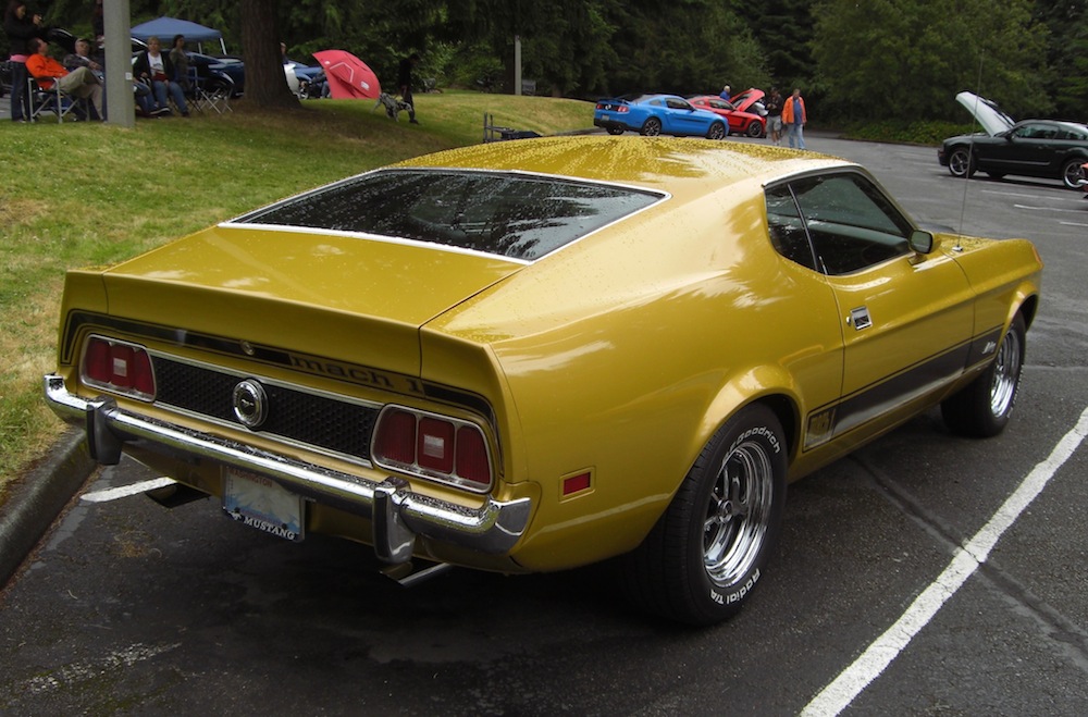 Gold 1973 Mustang Mach 1