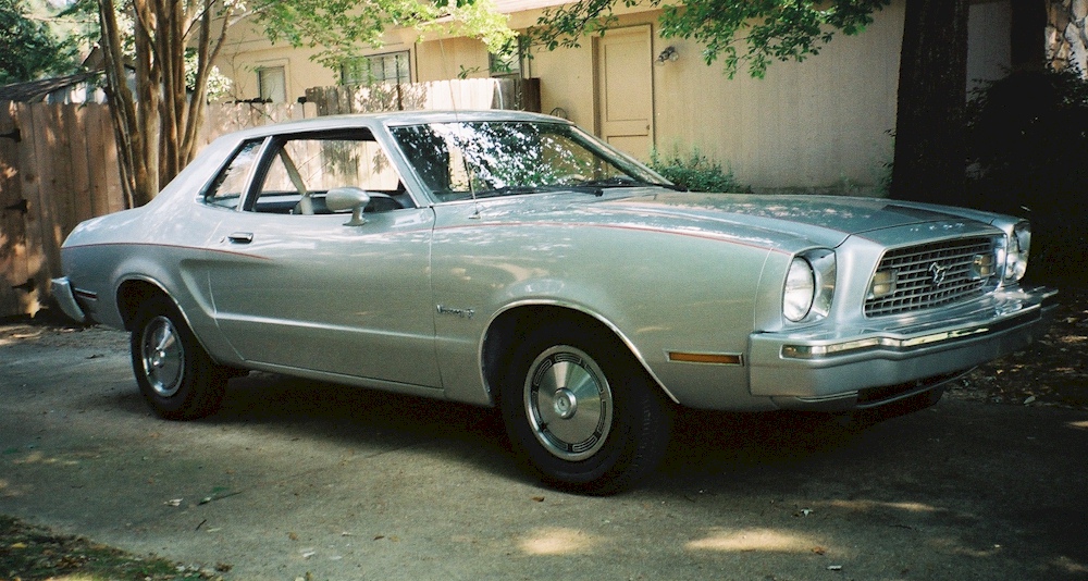 Silver 1974 Mustang II