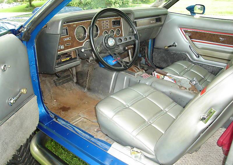 Gray Interior 1974  Mustang 4x4 Coupe