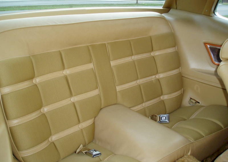 1974 Mustang II Rear Seat