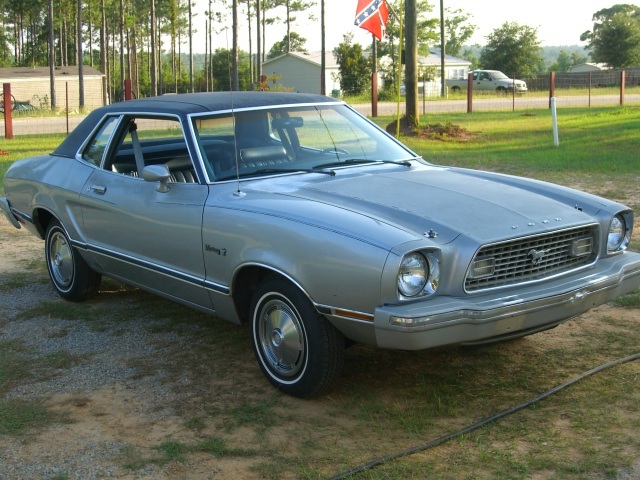 Silver 1974 Mustang II Coupe