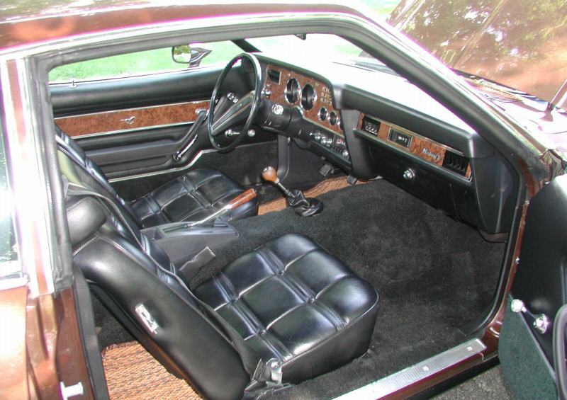 Dark Brown 1975 Mach 1 Ford Mustang Ii Hatchback