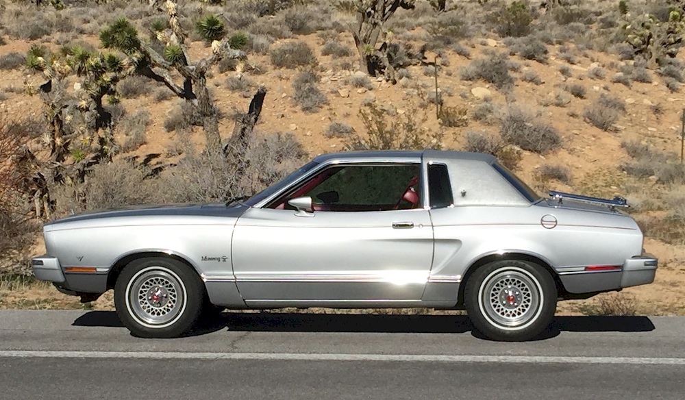 Silver 1975 Mustang II