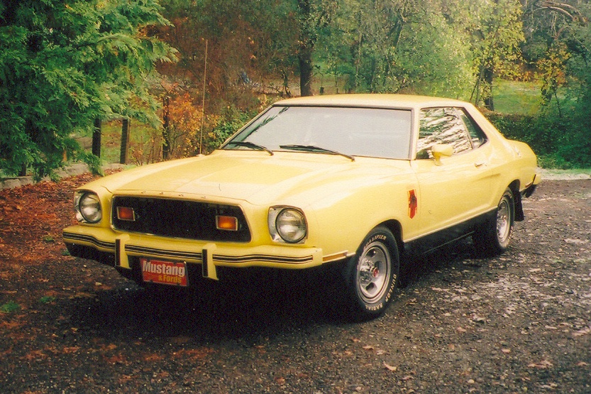 Bright Yellow 1976 Mustang Stallion
