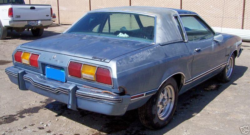Silver Blue Glow 1976 Mustang II Ghia Coupe