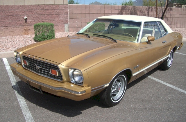 Medium Gold 1976 Mustang II MPG