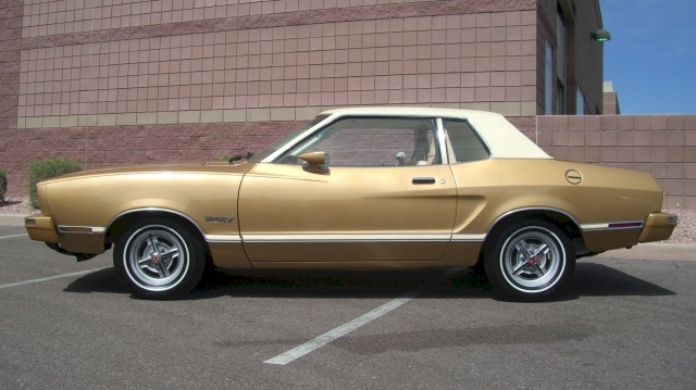 Medium Gold 1976 Mustang II MPG