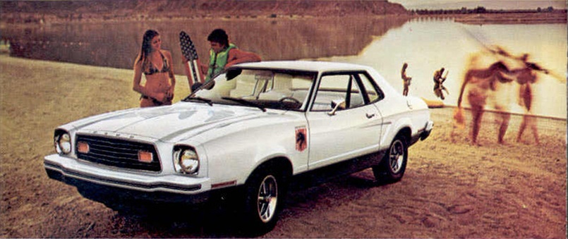 Polar White 1976 Mustang Stallion Coupe