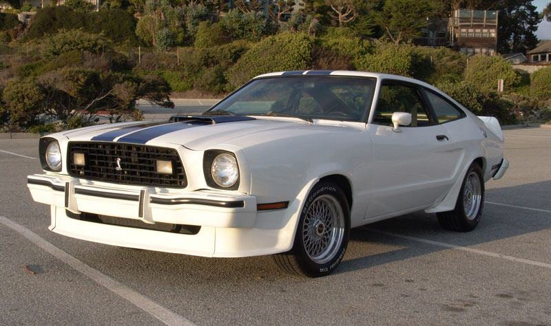 Oxford White 1978 Mustang II King Cobra