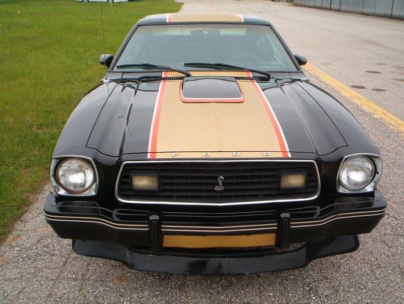 Black 1978 Mustang Cobra II