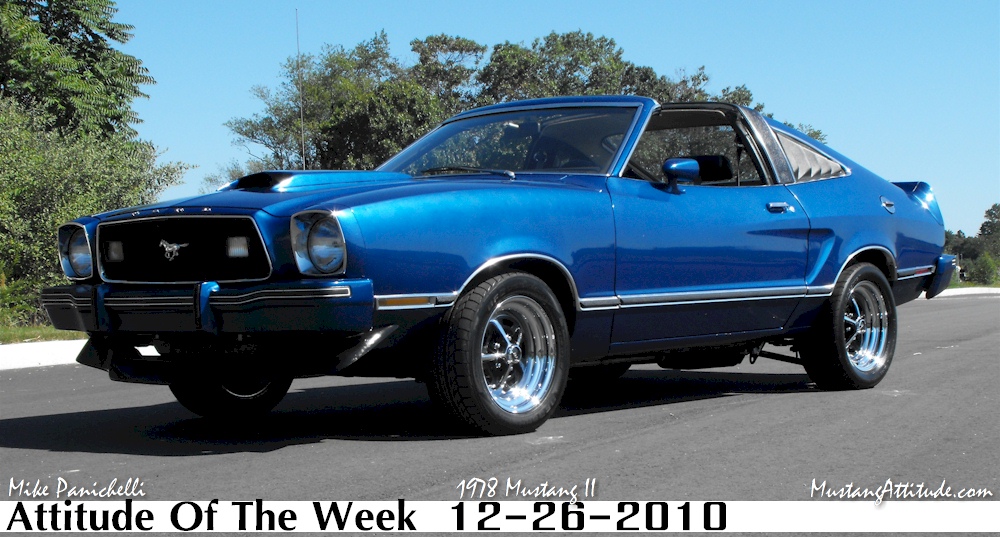Blue 78 Mustang II Cobra