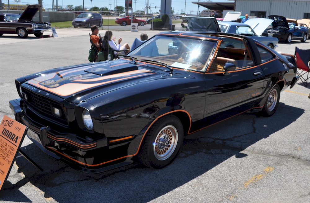 Black 78 Mustang II King Cobra