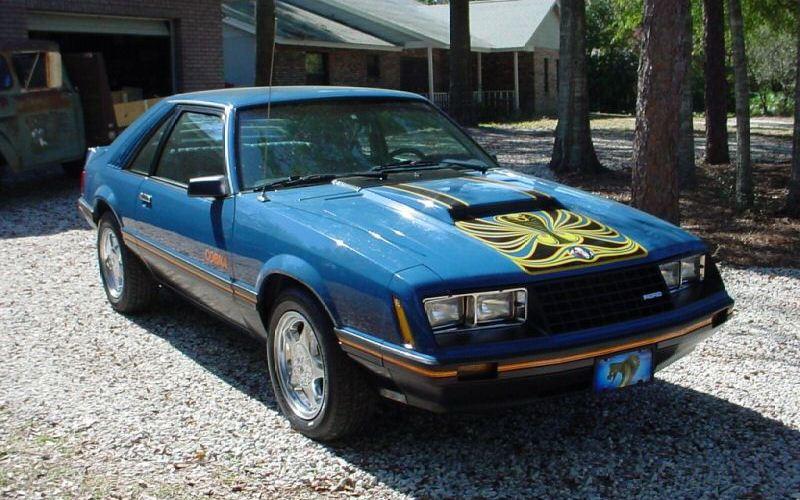 Medium Blue Glow 1979 Mustang Cobra Hatchback
