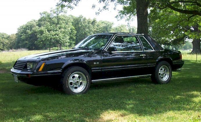 Black 1979 Mustang