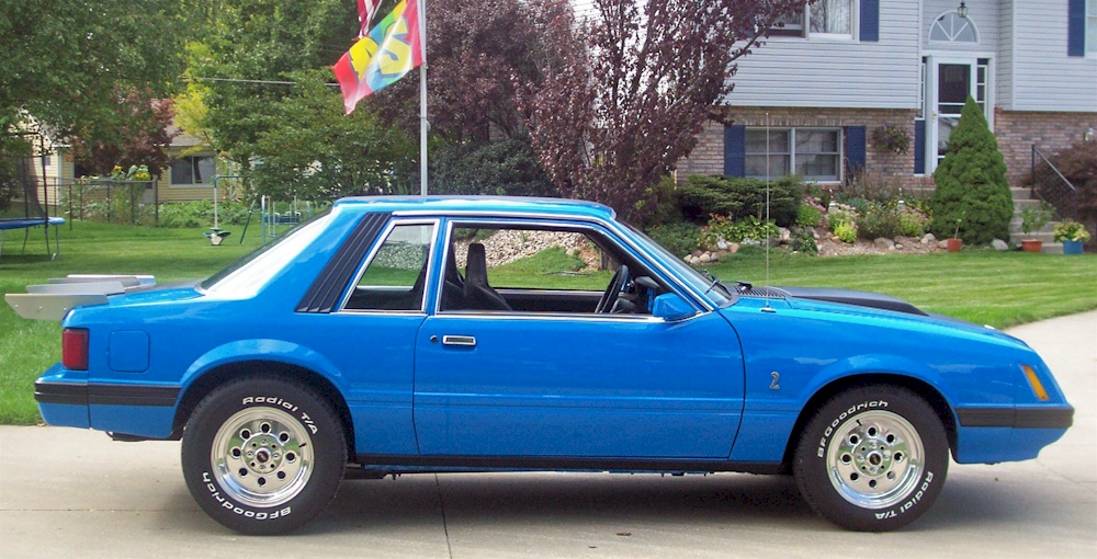 Grabber Blue 79 Mustang