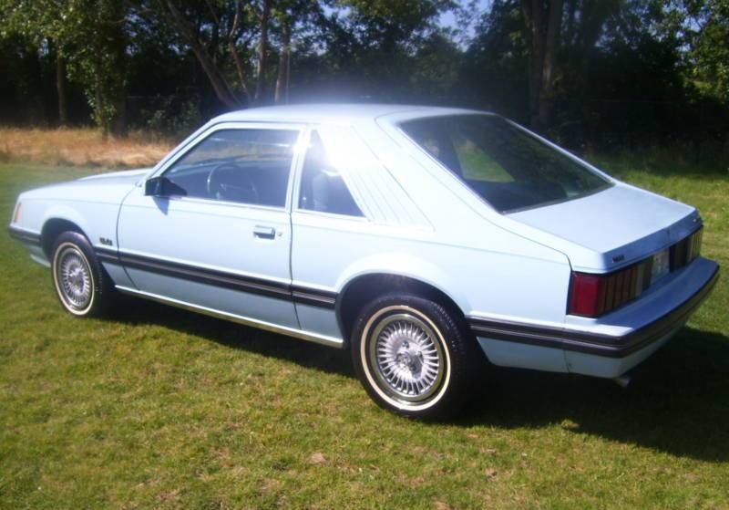 Light Medium Blue 1979 Mustang Ghia Hatchback