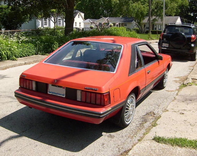 Bright Red 1979 Mustang Hatchback