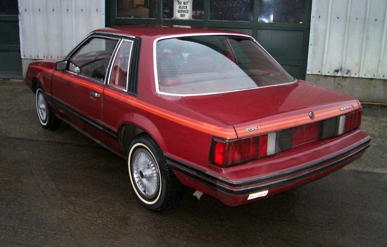 Medium Red 1982 Mustang Coupe