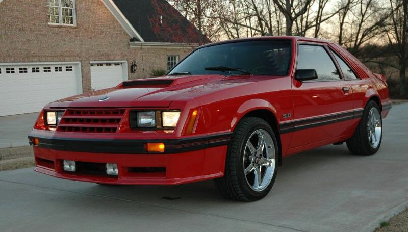 Bright Red 1982 Mustang GT Hatchback
