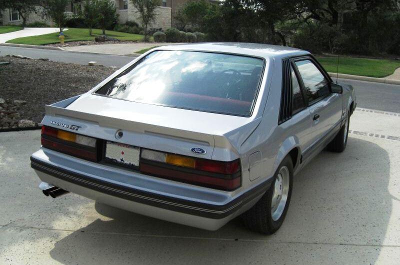 Silver 1983 Mustang GT