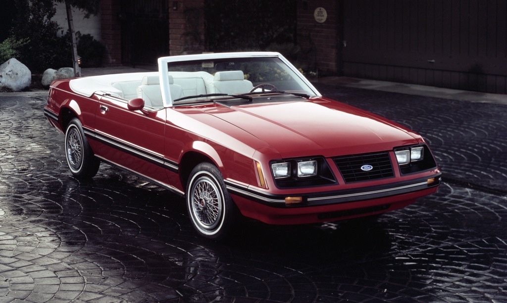 Medium Red 1983 Mustang GLX Convertible