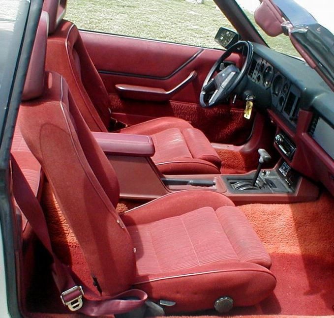 Interior 1984 GT 350 Mustang (not Shelby)