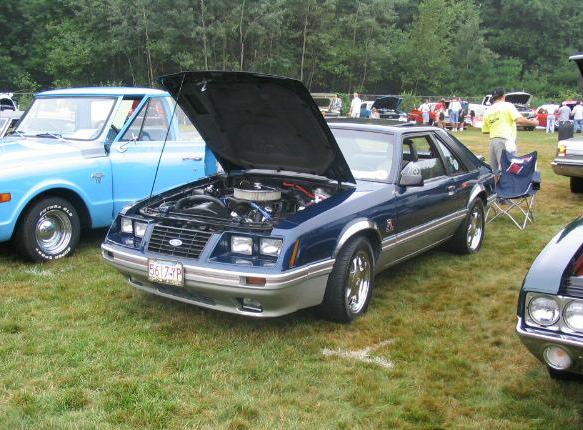 Dark Cadet Blue 1984 Mustang GT Hatchback