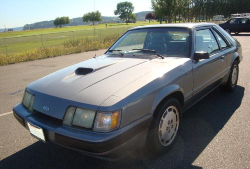 Medium Charcoal 1985 Mustang SVO Hatchback