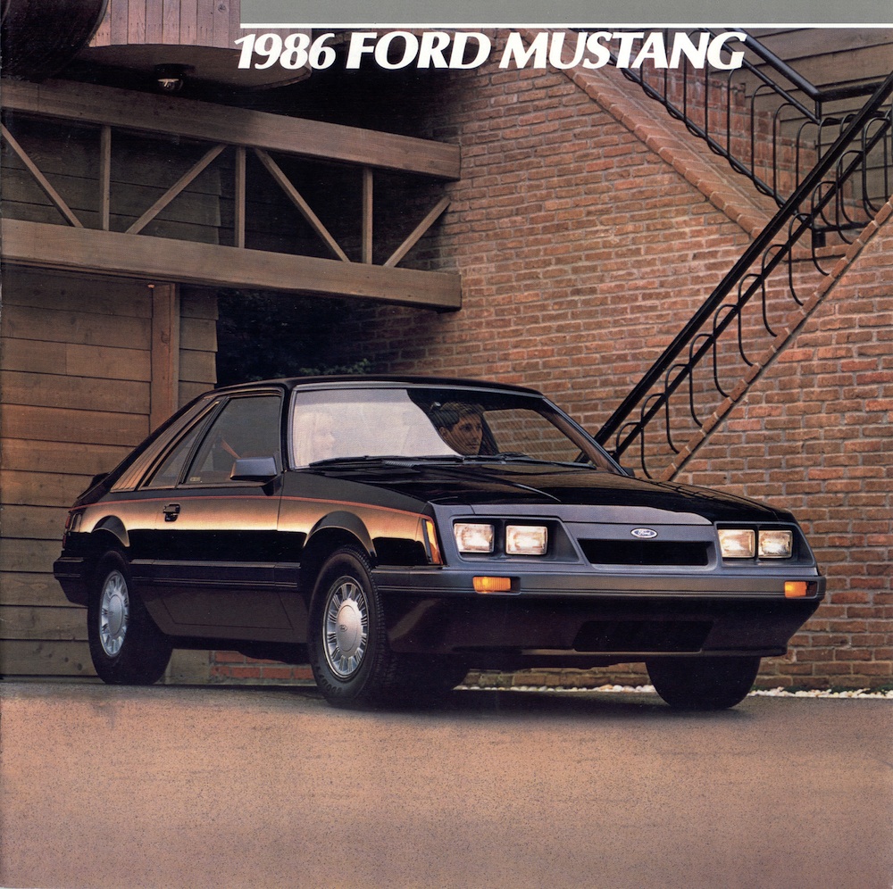 Cover: 1986 Ford Mustang Promotional Brochure
