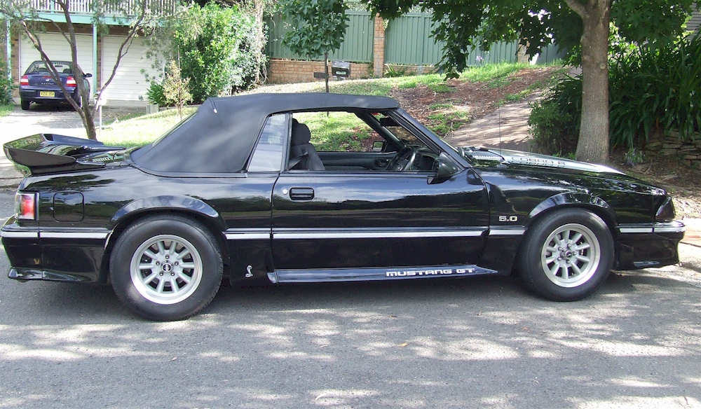 Black 1987 GT Convertible