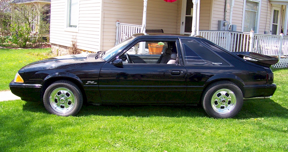Black 1988 Mustang